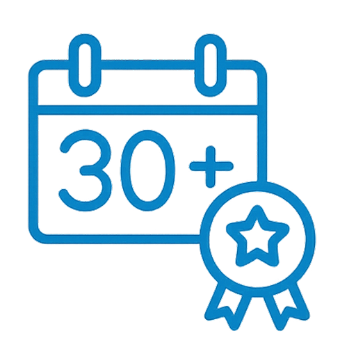 30+ лет опыта